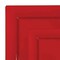 Smarty Had A Party Red Square Plastic Plates Dinnerware Value Set (120 Dinner Plates + 120 Salad Plates), 240PK 6979VP-CASE - alternate 1